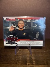 BROCK FABER 2024/25 UD CREDENTIALS - MILESTONE PUCKS RED PARALLEL 129/149 WILD