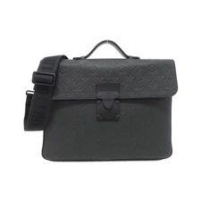 Authentic LOUIS VUITTON Taurillon Monogram s-lock Briefcase M20835 Bag  #270-...