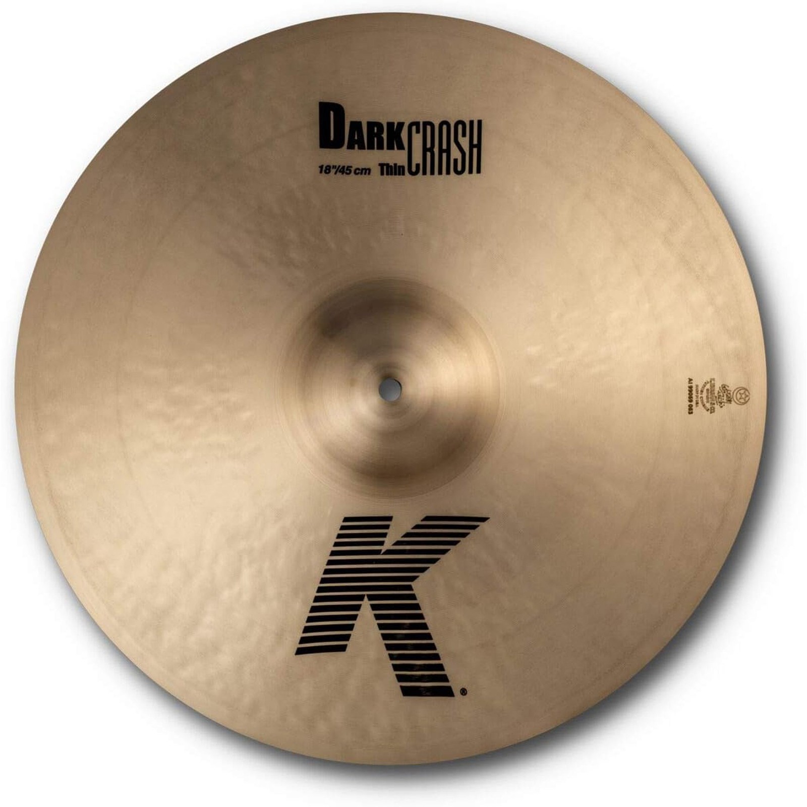 Тарелка Zildjian серии 18 K Dark Thin Crash Cymbal