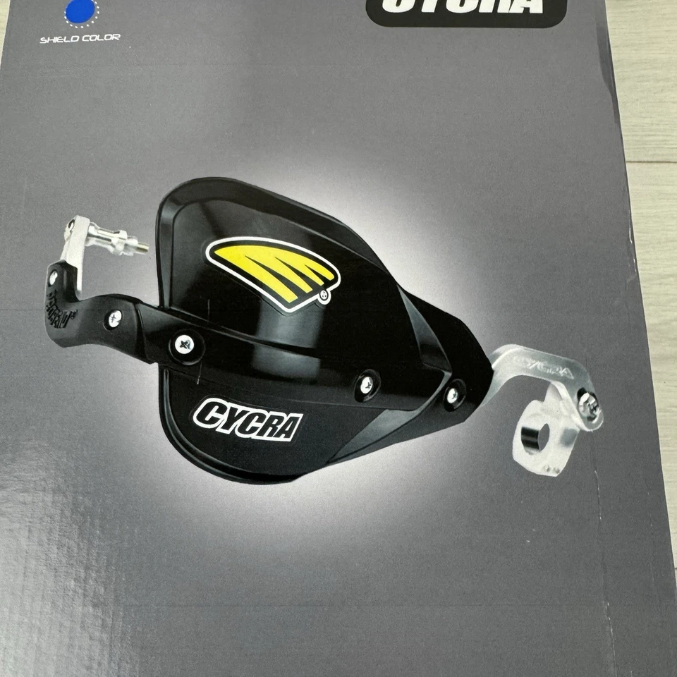 Cycra Ultra Probend CRM Wrap Around Handguards White/Blue for 1 1/8 Handlebars - Image 4 of 4