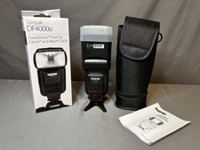 SunPak DF4000u PowerZoom Flash for Canon & Nikon DSLR Cameras- Open Box