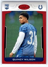 Quincy Wilson 2017 Certified Mirror Red Rookie! 43/99!