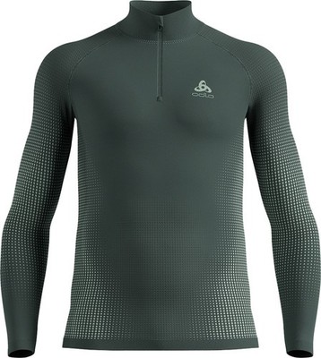Odlo Bl Top Turtle Neck Long-Sleeve Half Zip Performance Warm Eco 196222