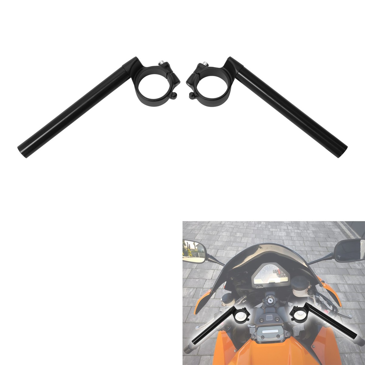 Handle Bar50mm Clip On Handlebar For Honda CBR1000RR CBR 1000 RR