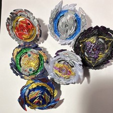 Beyblade Burst Lot of 6 Spinning Battle Tops Mixed Colors for Ages 6-12 Years