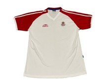 Camiseta de fútbol vintage Deportivo Toluca Atlética talla XL blanca roja años 2000