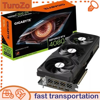 D6X GIGABYTE GeForce RTX 4080 SUPER WINDFORCE V2 16GB Gaming Graphics Card New