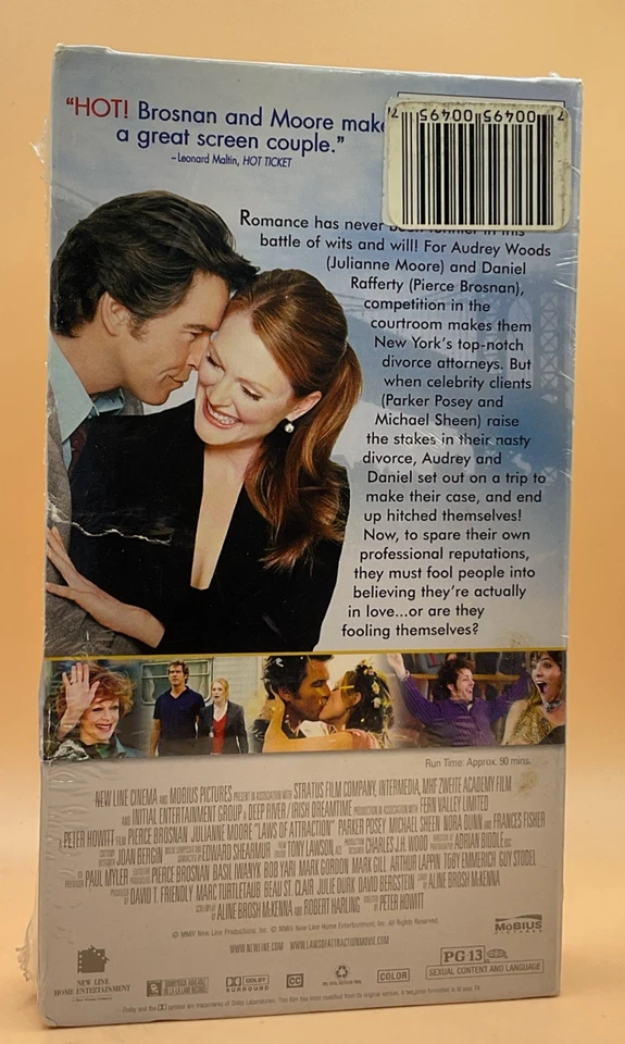 Laws of Attraction VHS 2004 Pierce Brosnan **SEALED NEW** **Buy 2 Get 1 Free** Foto 2 de 3