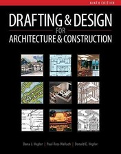 Drafting and Design for Architecture - Hardcover, by Hepler Dana; Wallach - Good