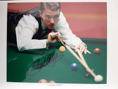 Stephen Hendry Signed Photo