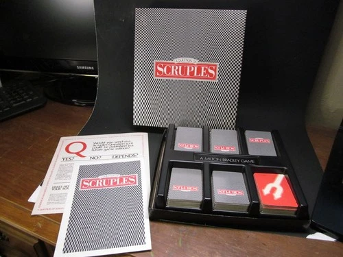 Vintage Scruples Board Game – Complete – Original Box – Milton Bradley