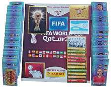 Panini WM 2022 Qatar Komplettset alle 670 Sticker incl. Softcover Leeralbum