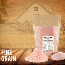 Natural Pink Himalayan Salt Fine Grain 6 Lb Pouch | Pure Crystal Salt
