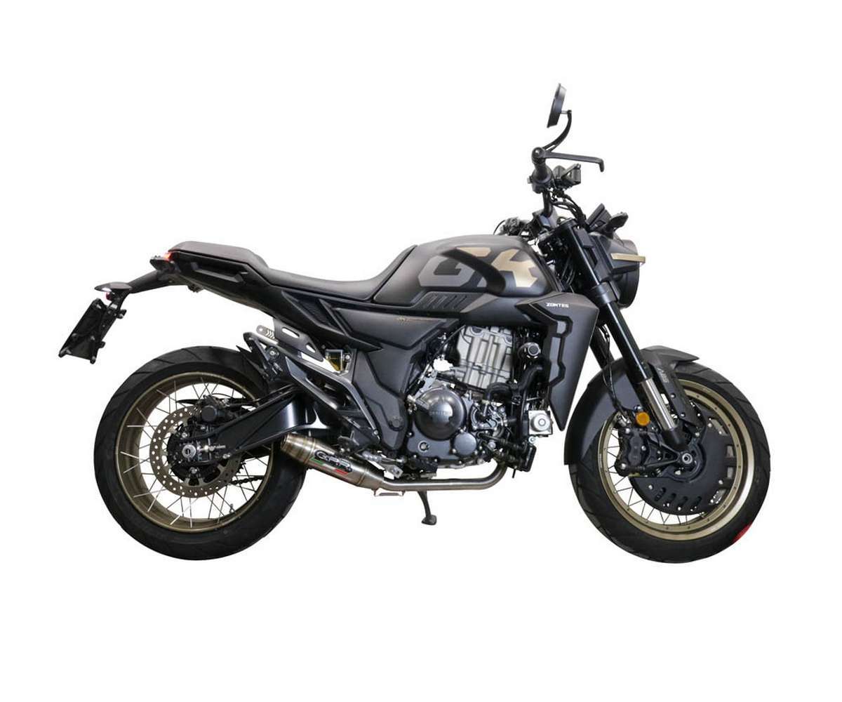 Full System Exhaust GPR Deeptone Inox Racing Zontes 350 X1 2022 2023