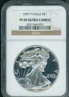 1997-P American Silver Eagle ASE S$1 NGC PF69 PR69 PROOF ULTRA CAMEO UCAM !