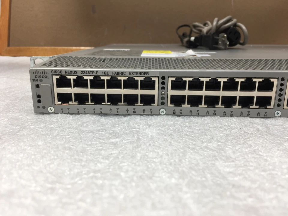 Cisco Nexus N2K-C2248TP-E-1GE 48-Port 1000BASE-T Fabric Extender Switch Dual PSU - Image 2 of 4