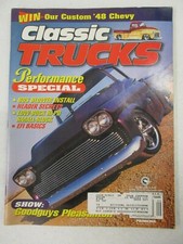 Classic Trucks Magazine September 1999 Bds Blower Install Efi Basics Pickups