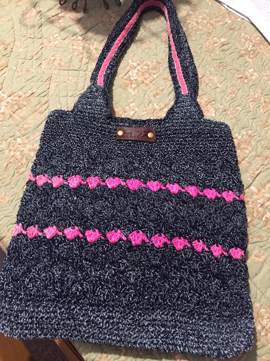 Sac Fourre-tout Art 22 En Jute Bleu - Style Bohème Et Pratique - Neuf Sans étiquette