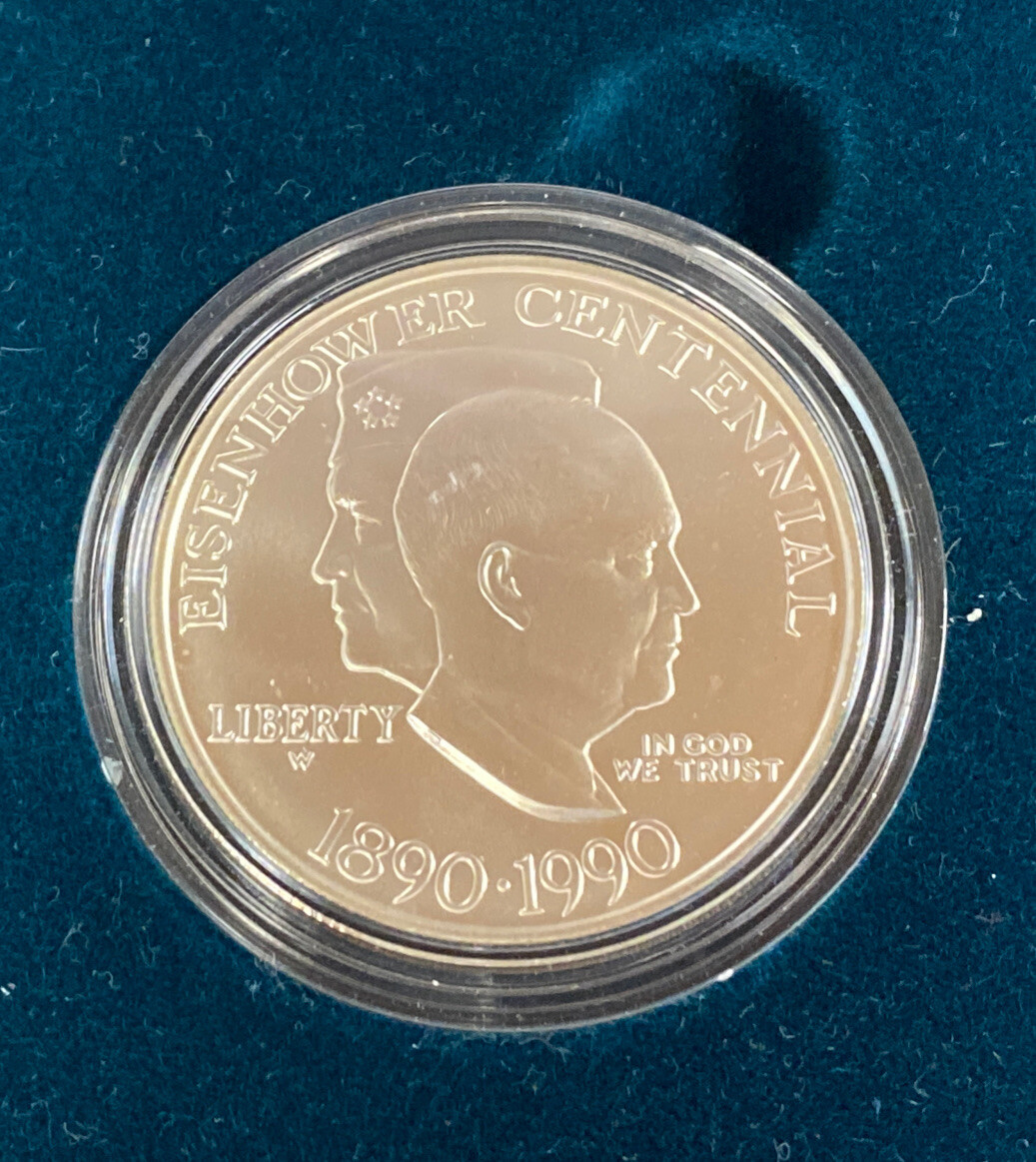 1990 アイゼンハワー   センテニアル 銀貨 1990 P EISENHOWER CENTENNIAL S$1 PF | Coin Explorer | NGC
