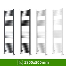 Blyss Towel Radiator Warmer Matt Black 1100 X 500mm 1667btu Bathroom for  sale online | eBay