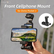 Front Cell Phone Holder Adapter Clamp For DJI Osmo Pocket 3 Camera Accessories