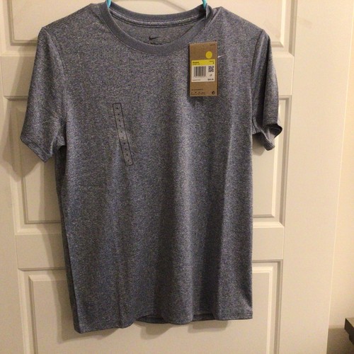 Nike Shirt Womens XS Blue Dri-Fit Short Sleeve Comfort DX0687 Tee NWT