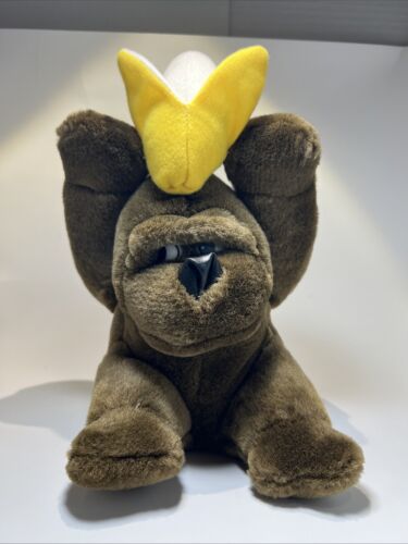 VTG Gorilla with Banana Peeled Plush Stuffed Animal - Picture 10 of 13