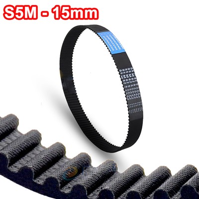 S5M Synchronous Timing Belts 15mm Width Closed Loop Pulleys 3D Printer Conveyor