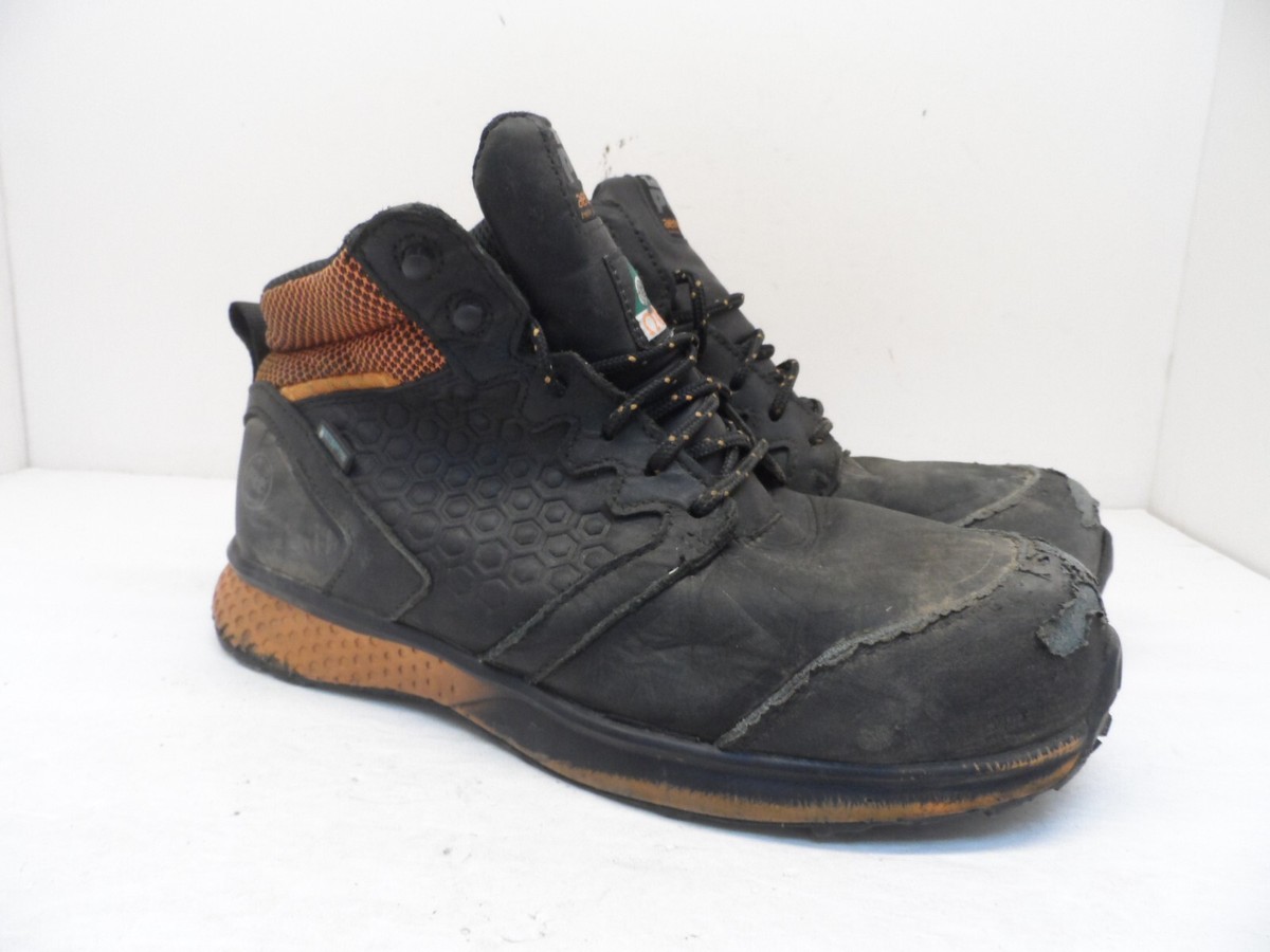 Timberland PRO Men's Mid Reaxion CT Safety Work Boot A21RU Black