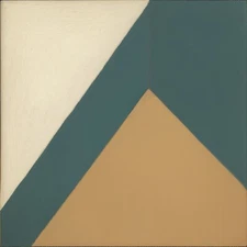 Medium Abstract Painting 2x2 ft. Post-Modernism Geometric Demrin OOAK NEW