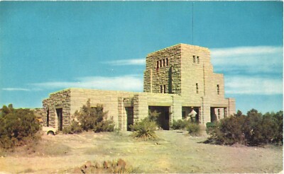 New Mexico Elevator Building Carlsbad Caverns National Park Vintage Postcard