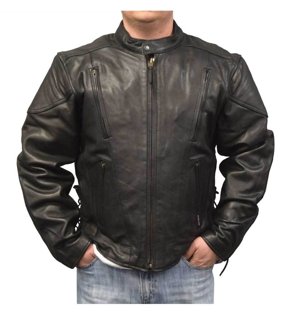 SCHOOT racingjacket cow leather riders M Mens 90s Windproof