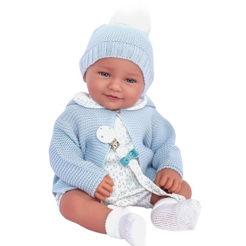 Reborn Baby Dolls Boy Reborn Baby Doll Clothes 5-Pc Gray