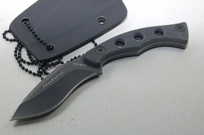 BlackField NECK RAPTOR 440er Stahl Neck Knife Kydex Scheide G10 Haller 88247