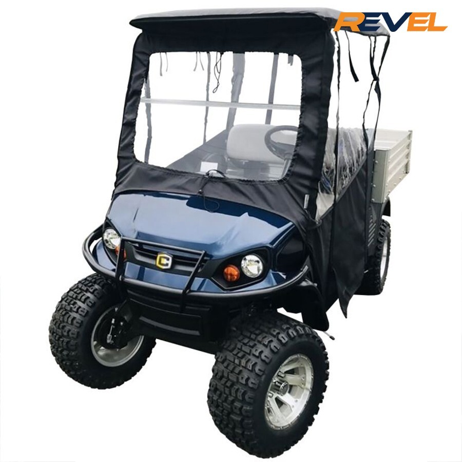 Cushman Hauler Golf Cart Black Enclosure for 17-24 Cushman Cushman Hauler Golf Cart Black Enclosure for 17-24 Cushman
