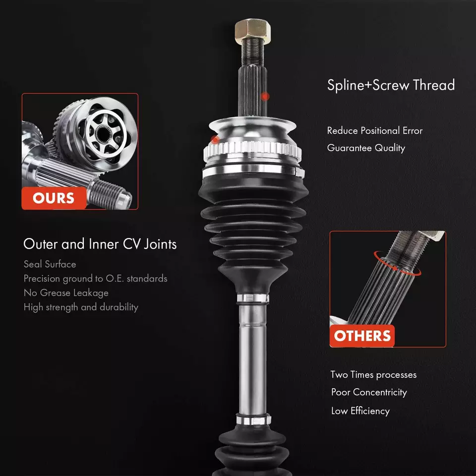 Front Right CV Axle Assembly for Chrysler Sebring 98-06 Dodge Stratus Plymouth - Image 4 of 4