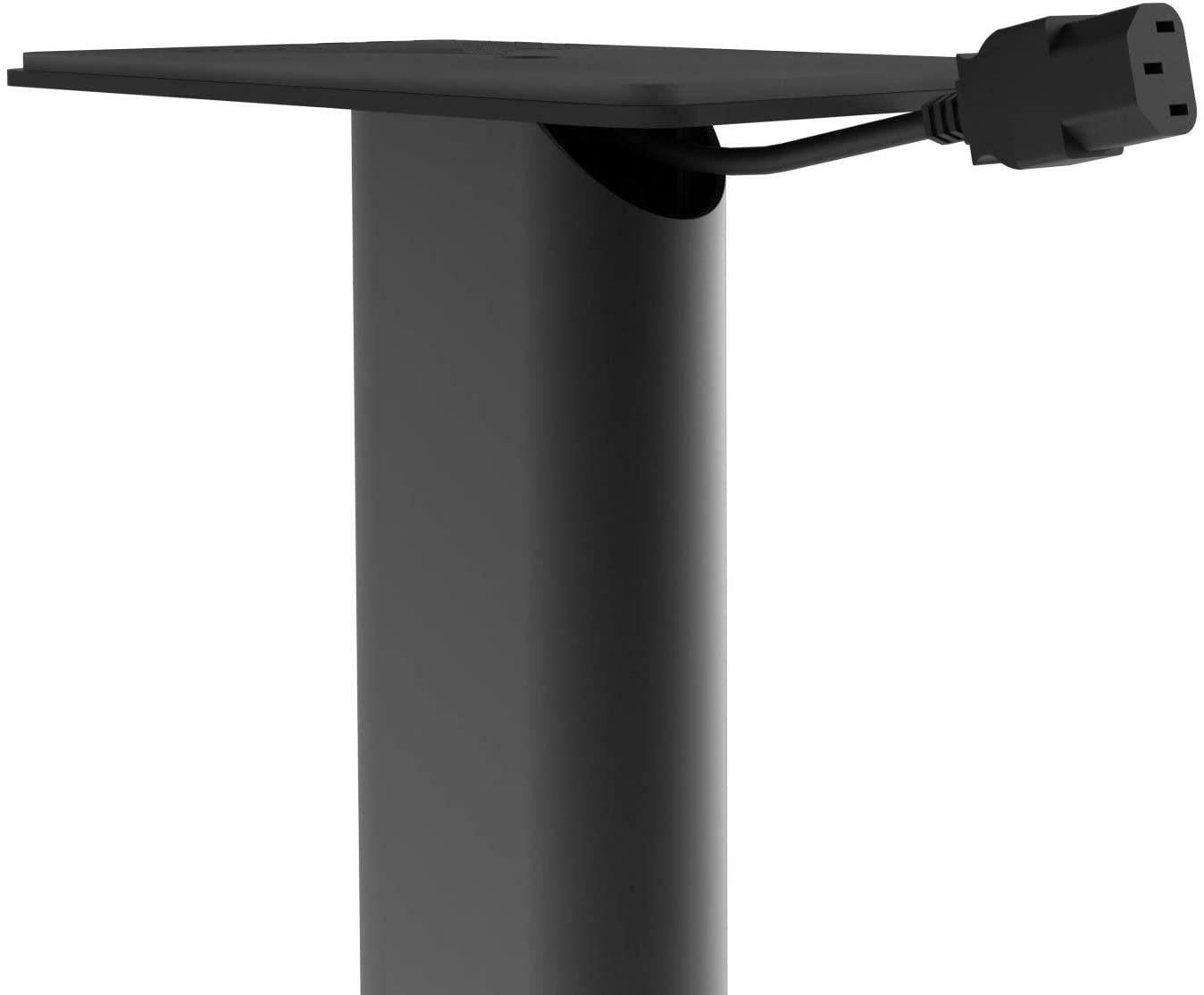 Kanto SP26PL 26" Speaker Floor Stands Black Medium to Large Bookshelf