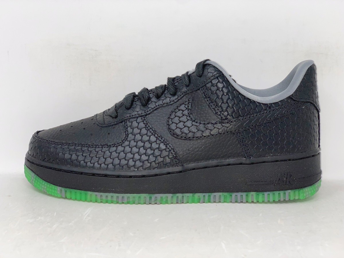 Nike Air Force 1 'Halloween Horseman' Black Sneakers, Size