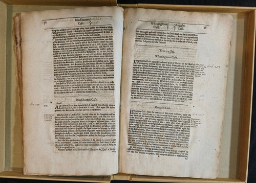 THE REPORTS OF JUDGE RICHARD HUTTON - 1656 1st ed. w/Clamshell - Picture 6 of 11