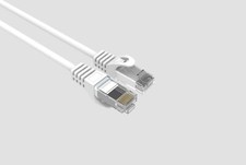 CAT6 Slim Ethernet Patch Cable White 3FT