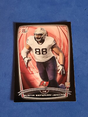 2014 Austin Seferian-Jenkins Bowman Black Parallel #6 Rookie 