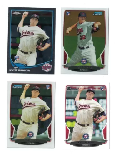 11ct) Kyle Gibson 2013 Bowman Draft & Topps Chrome Rookie Cards