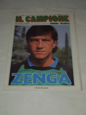 INTROVABILE WALTER.ZENGA-IL CAMPIONE N.12 DIC. 1986-IL PERSONAGGIO PIU' POSTER