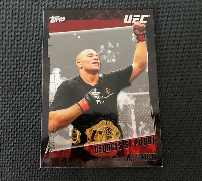 2010 Topps UFC Series 4 Base | George ST-Pierre | GSP | #100