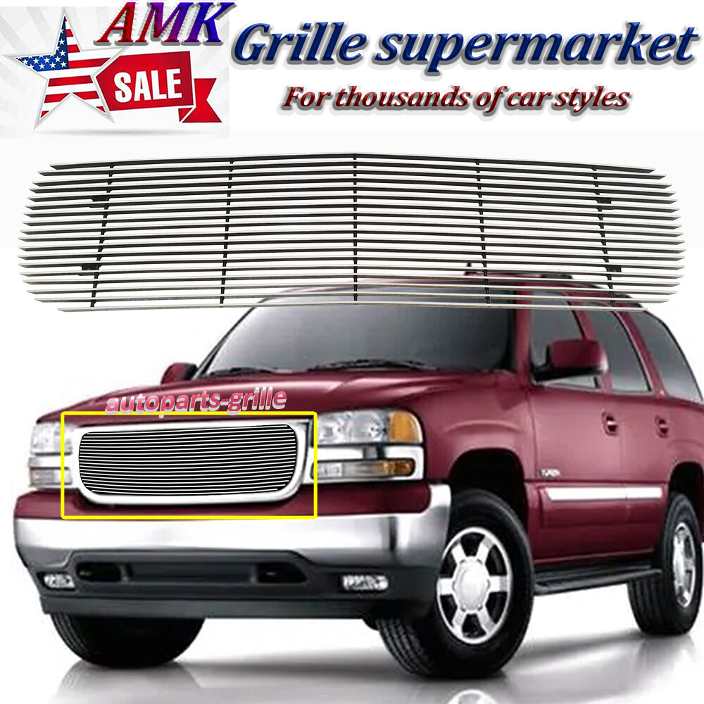 Billet Grille For 2001-2006 GMC Yukon/Yukon Denali/1999-2002 Sierra Grill Chrome