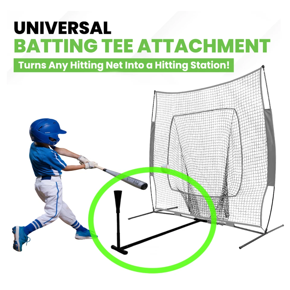 Universal Batting Tee Attachment for Baseball/Softball Hitting Nets by SWINGRAIL - Image 4 of 4