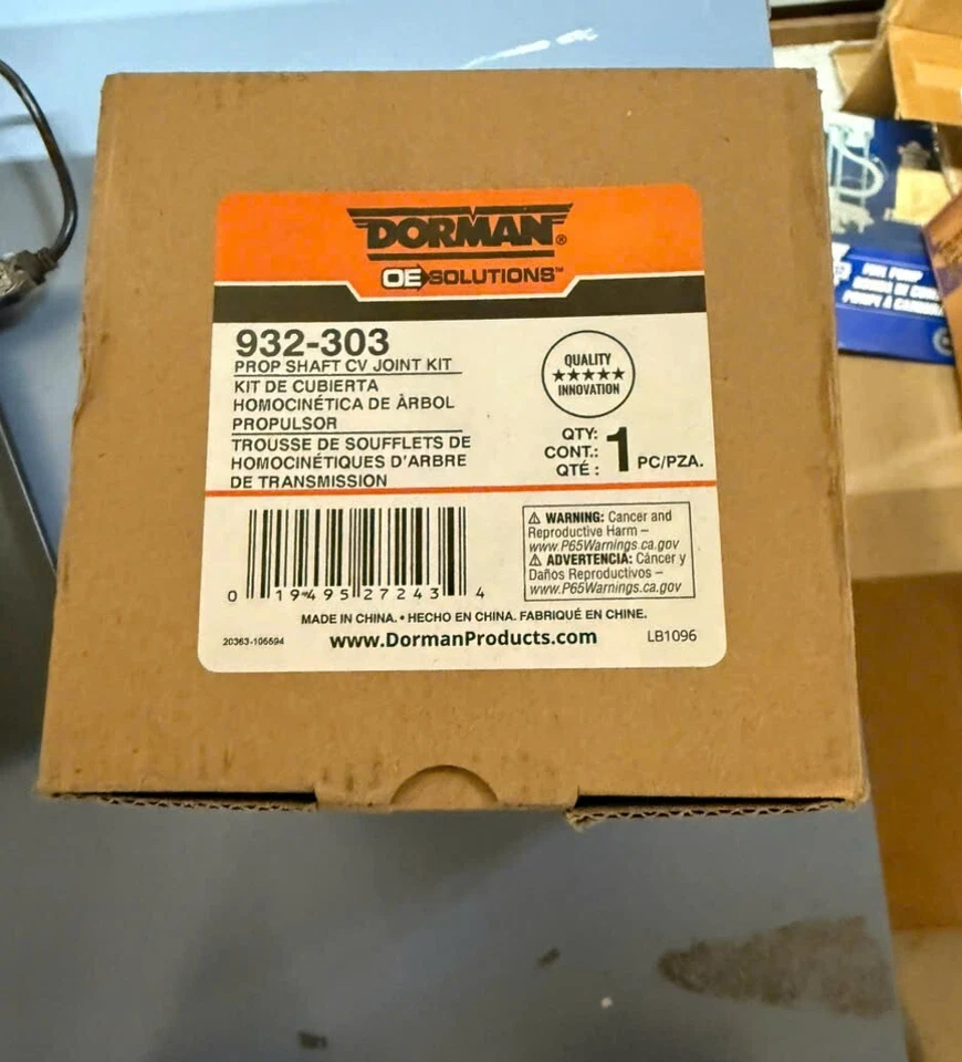 Junta CV eje de transmisión delantero Dorman 932-303 para modelos seleccionados de Dodge y Jeep nuevo EE. UU. Foto 2 de 2