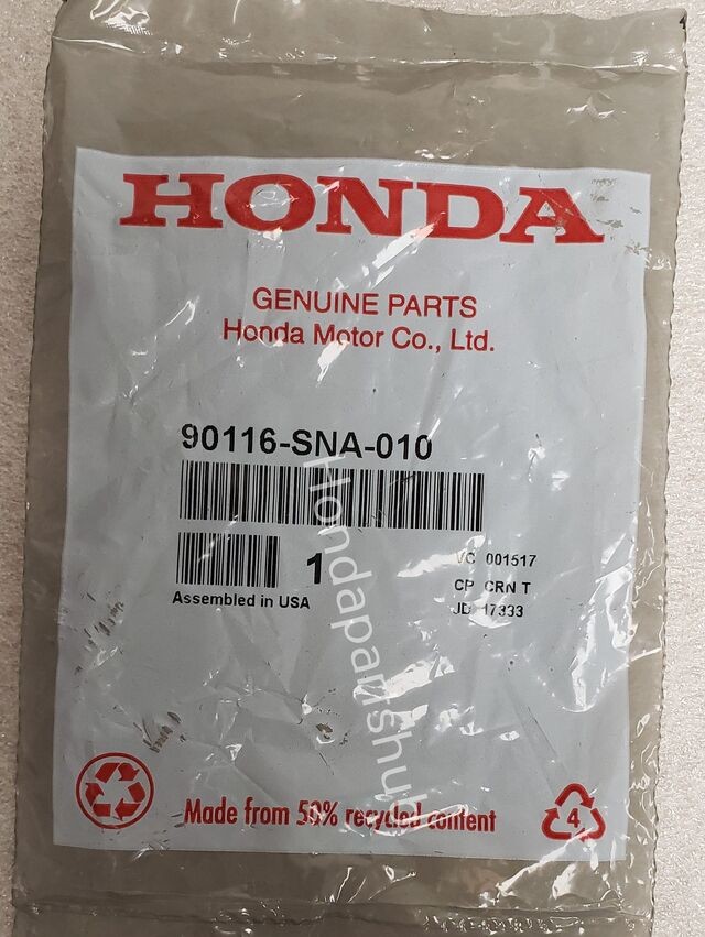 Genuine Honda Flange Bolt (14X94) 90116-SNA-010 | 90116SNA010 | OE
