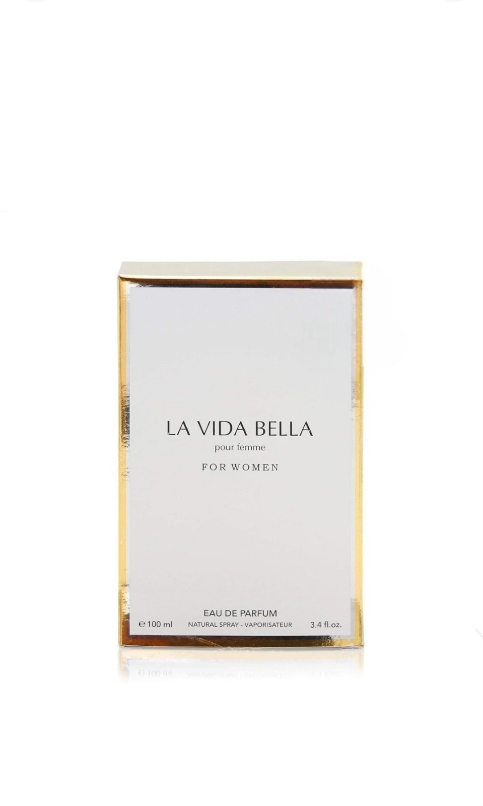 Pack Of 2 LA VIDA BELLA eau de Parfum for WOMEN Natural Spray 3.4 FL. OZ / 100ml