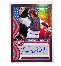 2025 Panini USA Stars & Stripes Teagan Scott 91/99 Red Auto Autograph Card 